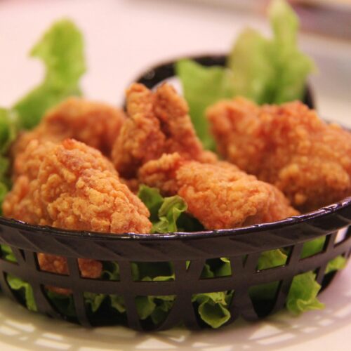 Crispy Fried Oyster Mushrooms - Golden-brown and crunchy-coated oyster mushrooms, a delightful and savory snack or appetizer. Perfectly fried for a deliciously tender interior. Served with your favorite dipping sauce.